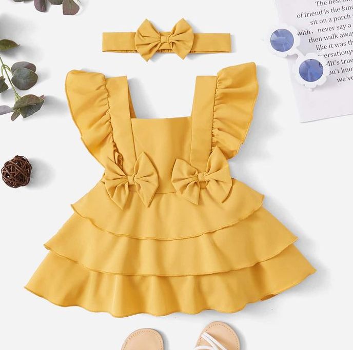 Summer Kid Baby Girls Floral Wedding Party Dresses and birthday Dresses