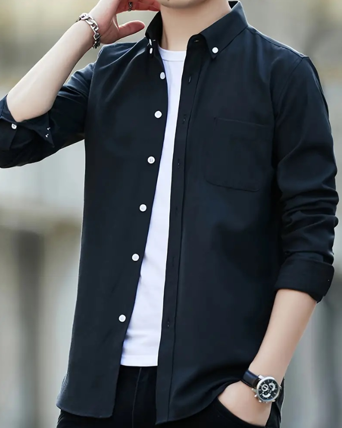 Men's Stylish & Fashionable Trendy Good Looking Long Sleeve Casual Shirt